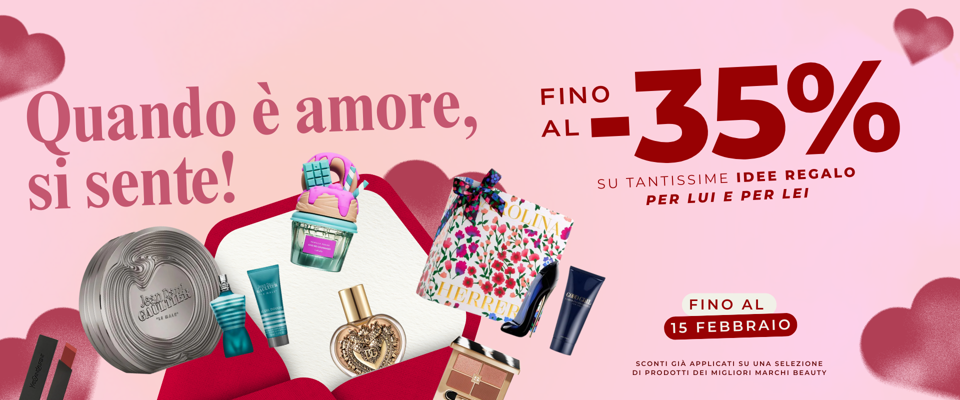 Profumi per San Valentino