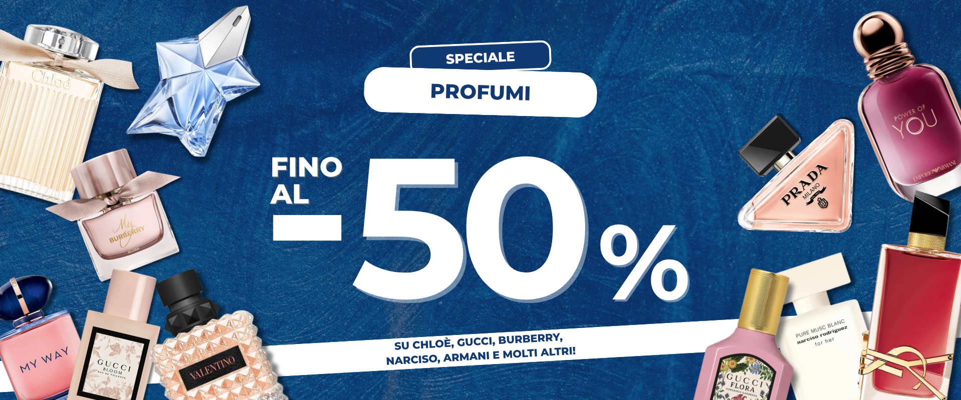 Profumi Donna e Uomo in Promo fino al -50%