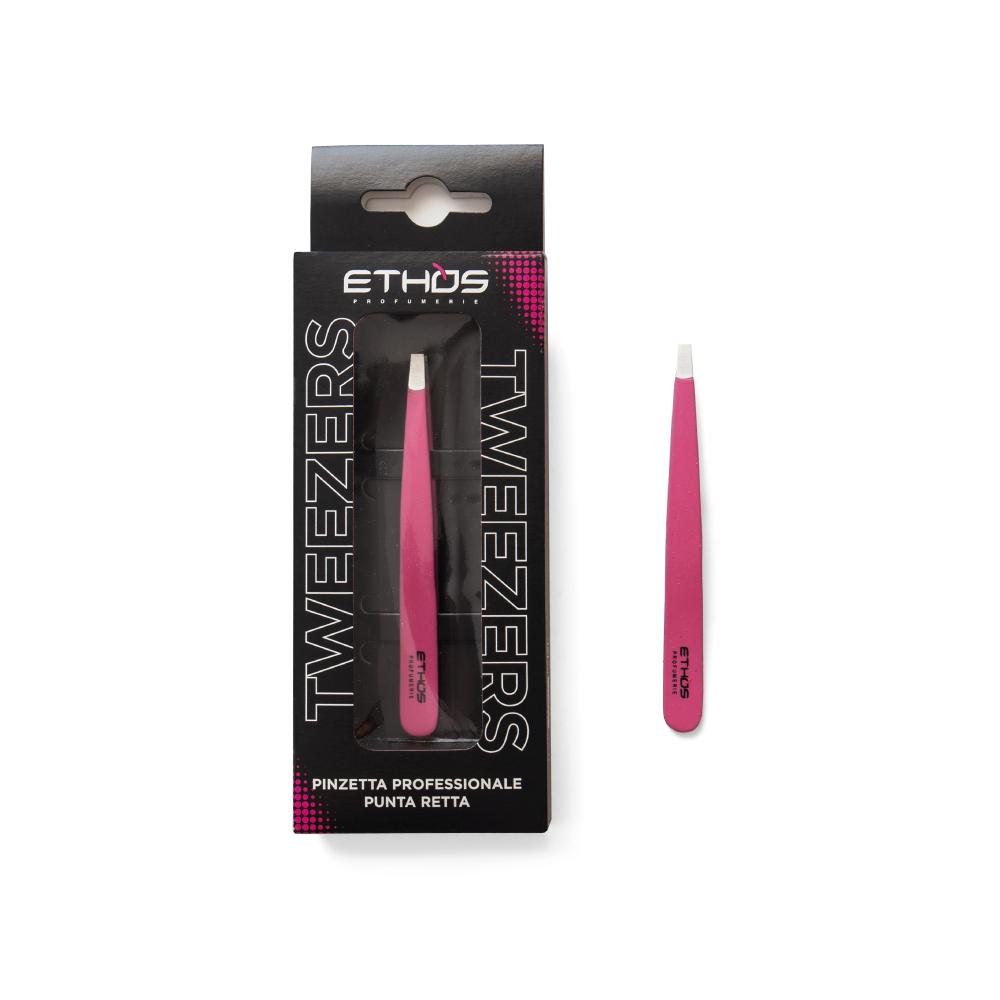 Pinzetta pink professionale punta retta