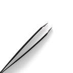 Pinzetta nera professionale punta retta