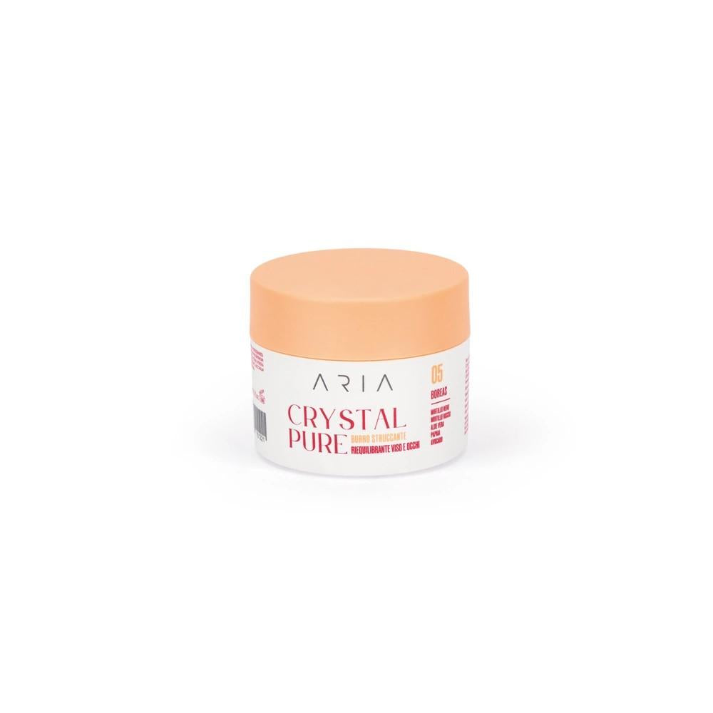Crystal pure – burro struccante riequilibrante viso e occhi