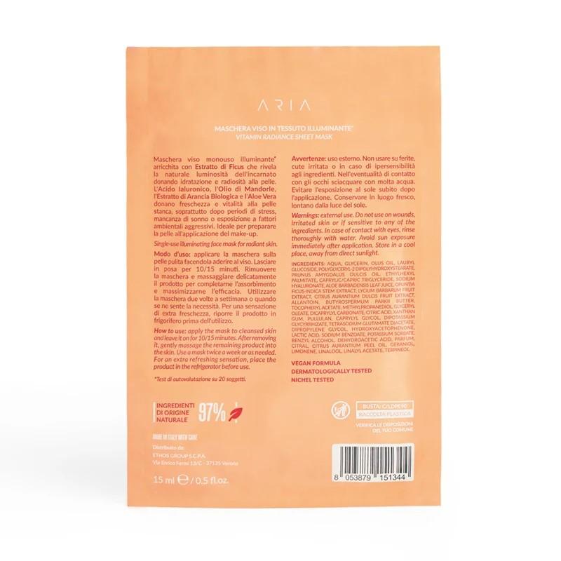 Vitamin glow up – maschera viso illuminante