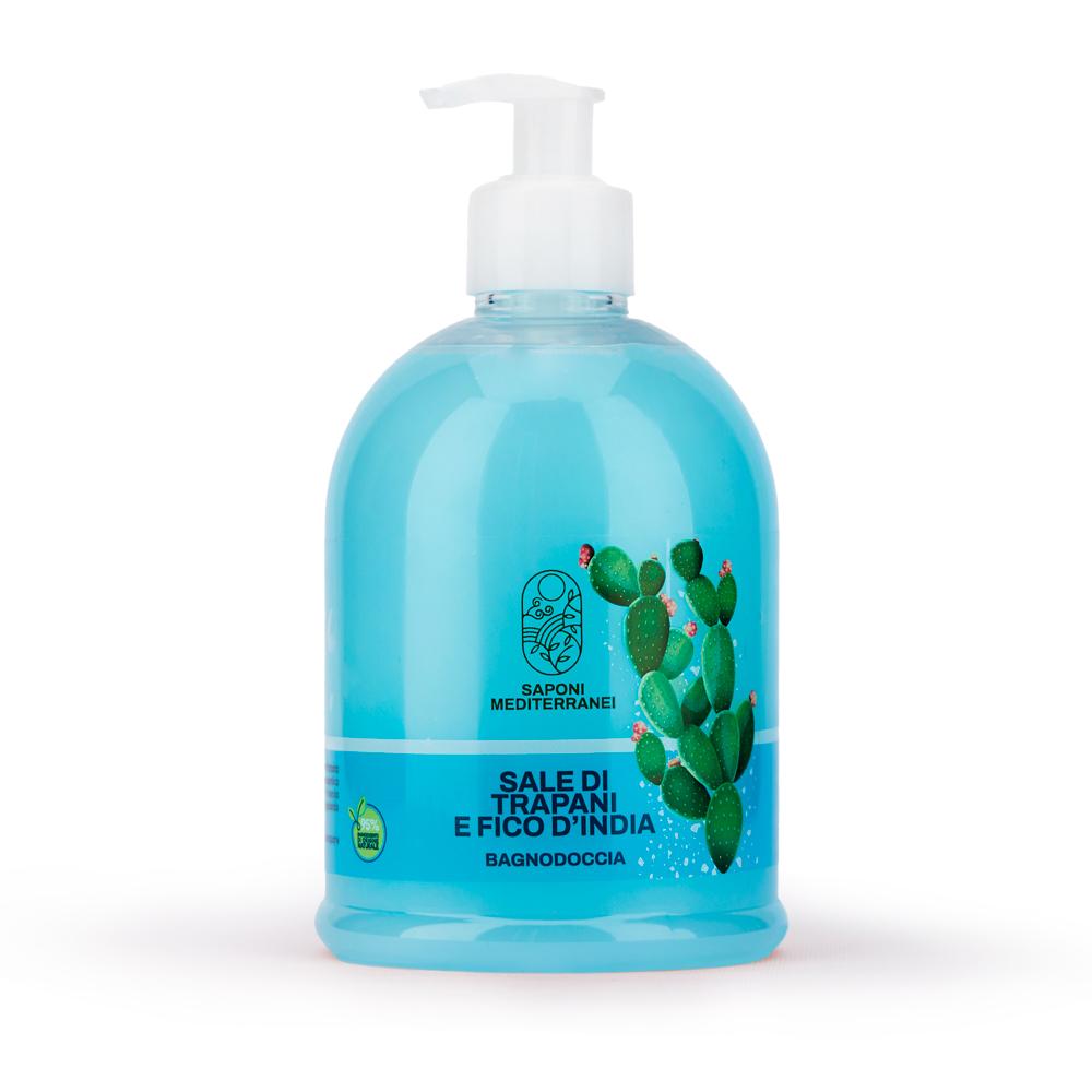Sale di trapani e fico d'india bagnodoccia