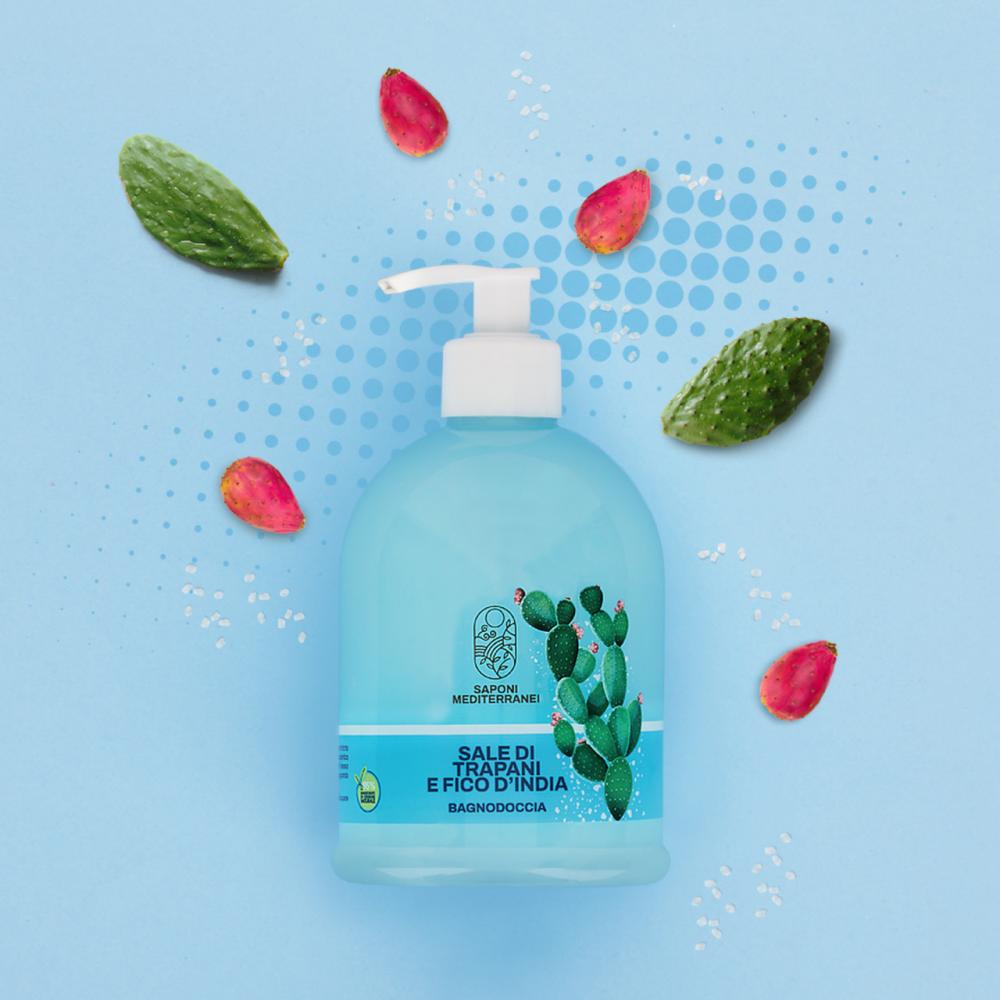 Sale di trapani e fico d'india bagnodoccia