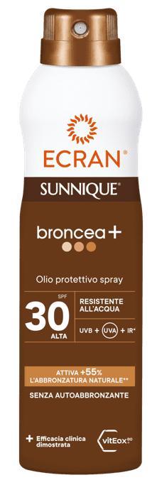 Olio spray protettivo broncea+ spf 30