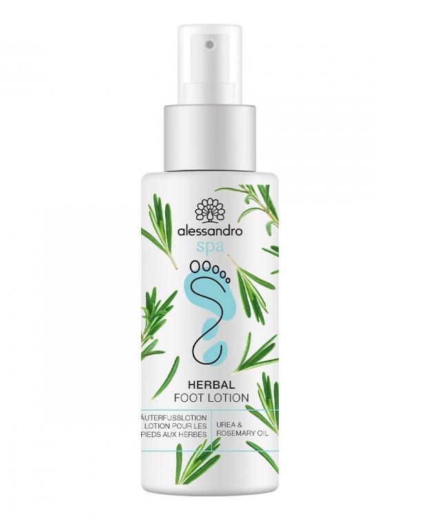 Herbal foot lotion
