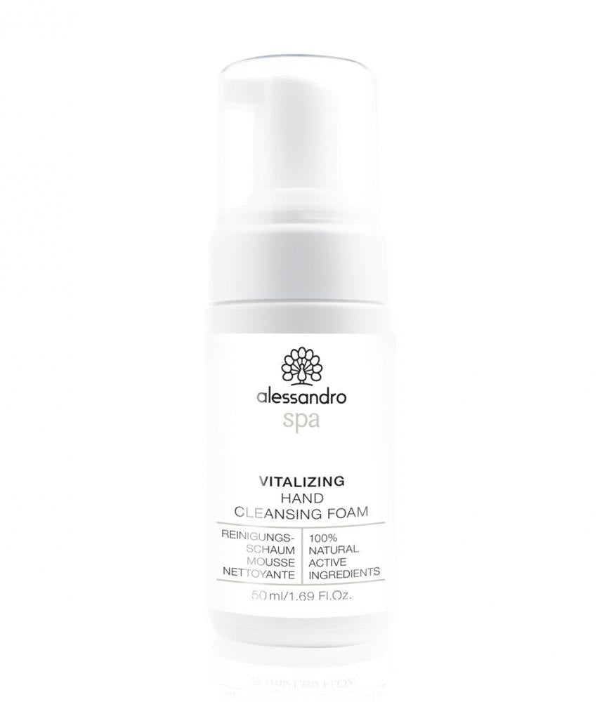 Vitalizing hand cleasing foam