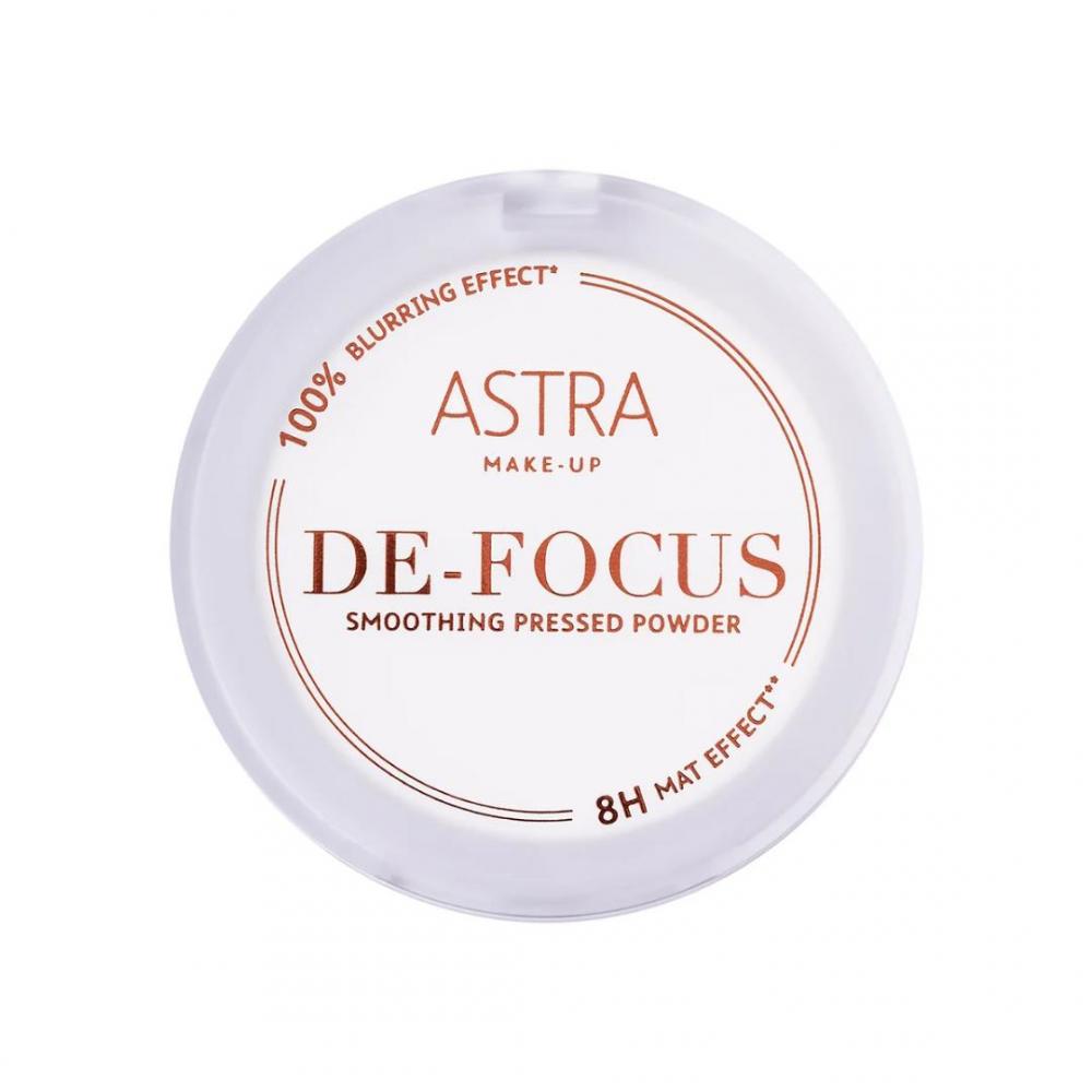 De-focus correcting pressed powder