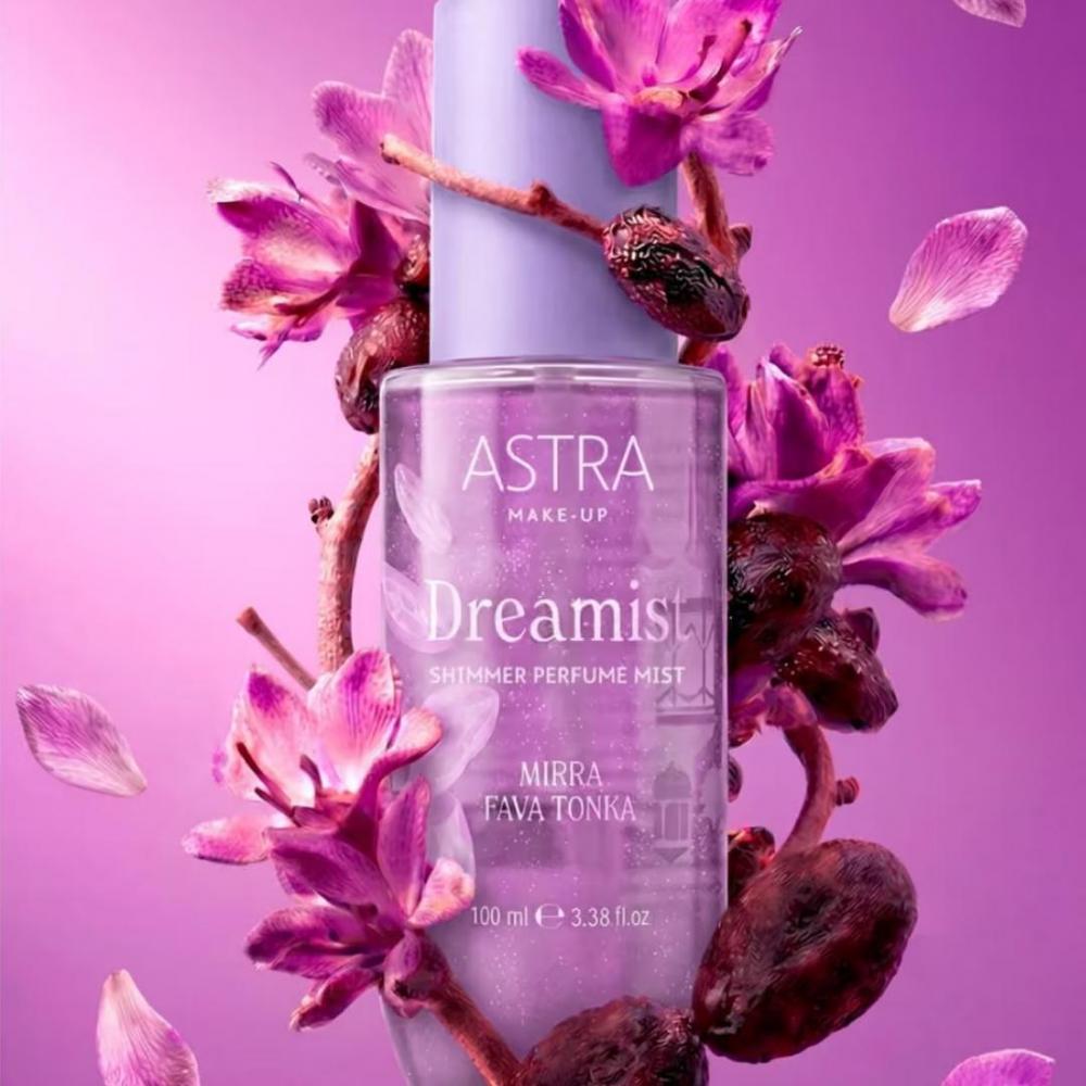 Dreamist shimmer perfume mist mirra & fava tonka
