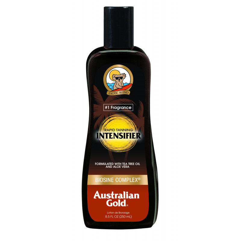 Rapid tanning intensifier lotion