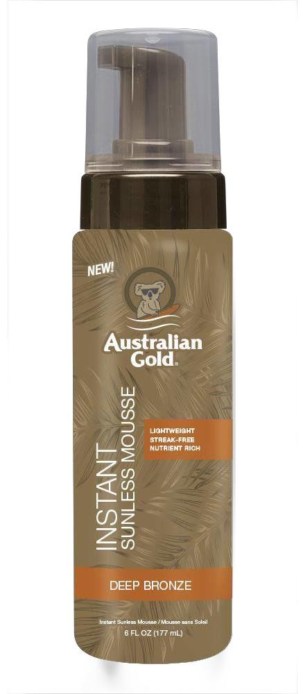 Instant sunless mousse