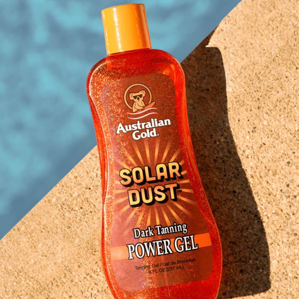 Solar dust dark tanning power gel