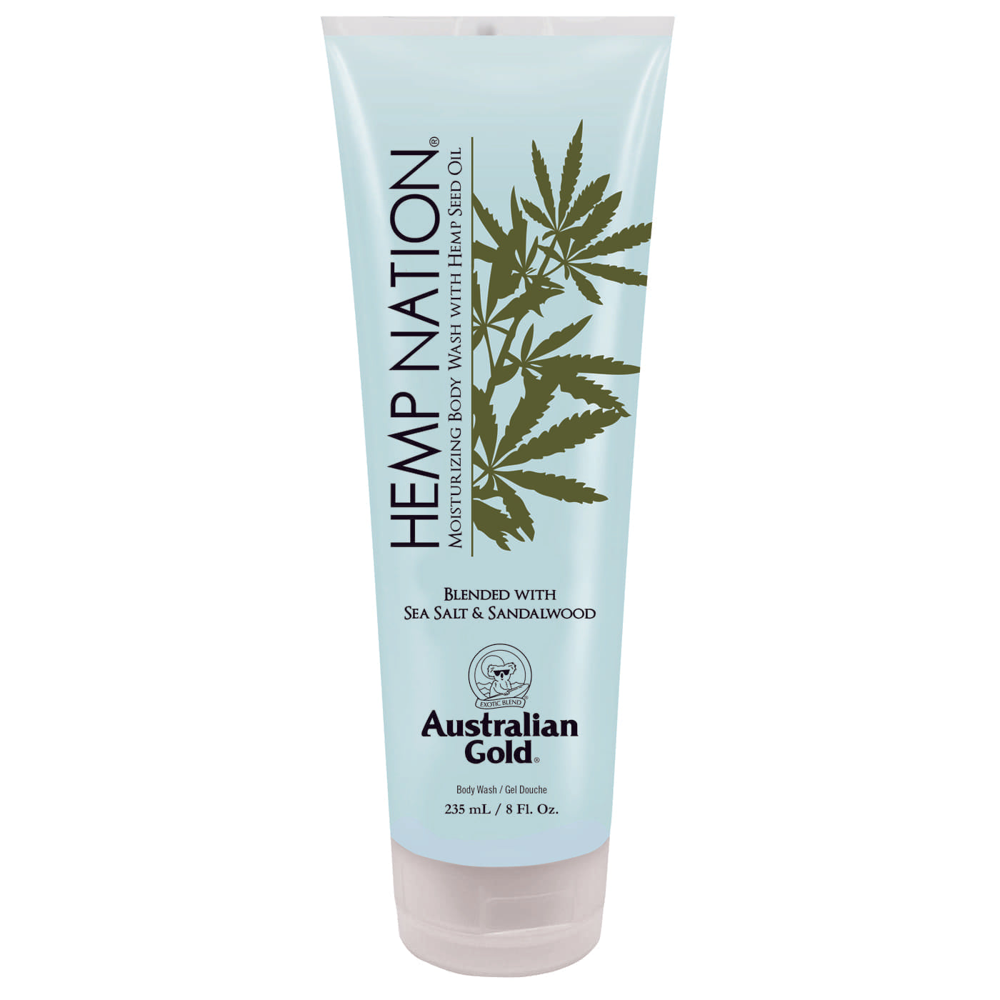 Hemp nation sea salt e sandalwood body wash