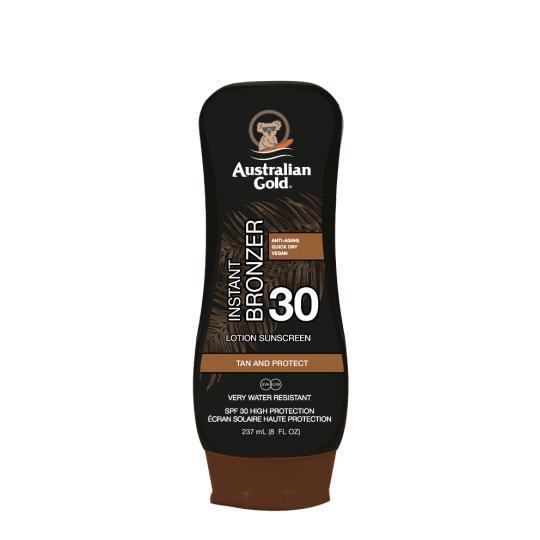 Lozione spf 30 con instant bronzer