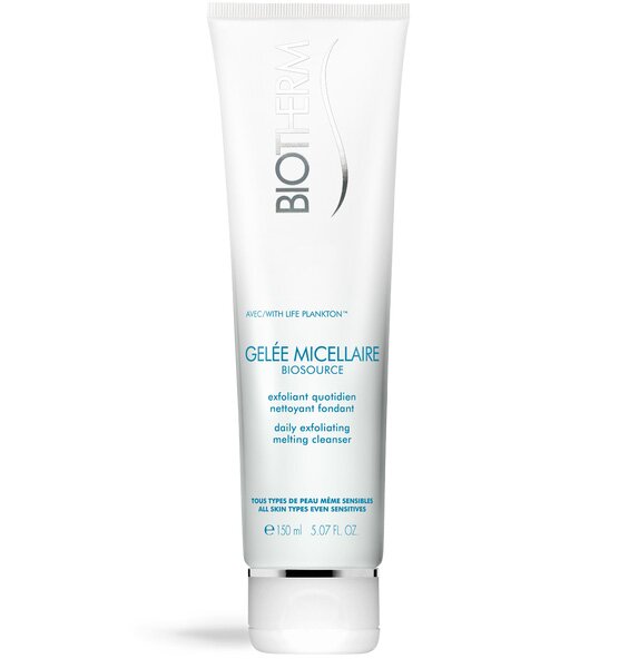 Biosource gelee nettoyant exfoliant gel detergente esfoliante