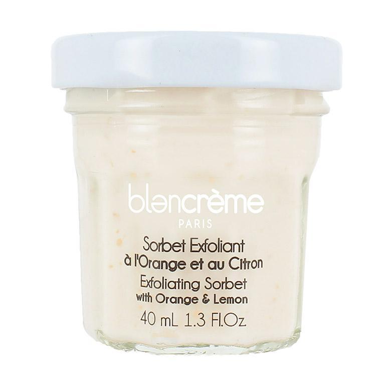 Sorbetto esfoliante con arancia e limone