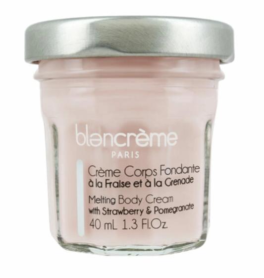 Crema corpo fondente con fragola e melograno