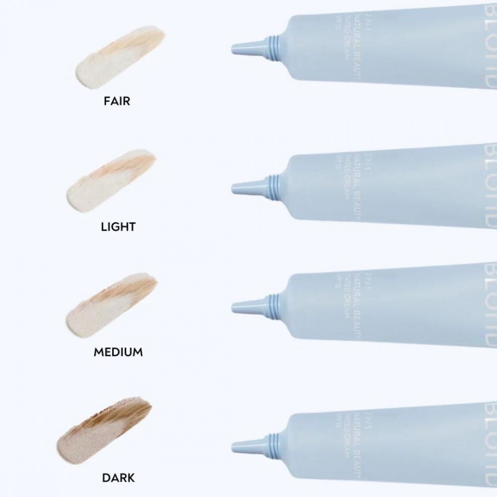 2 in 1 natural beauty tinted cream spf15
