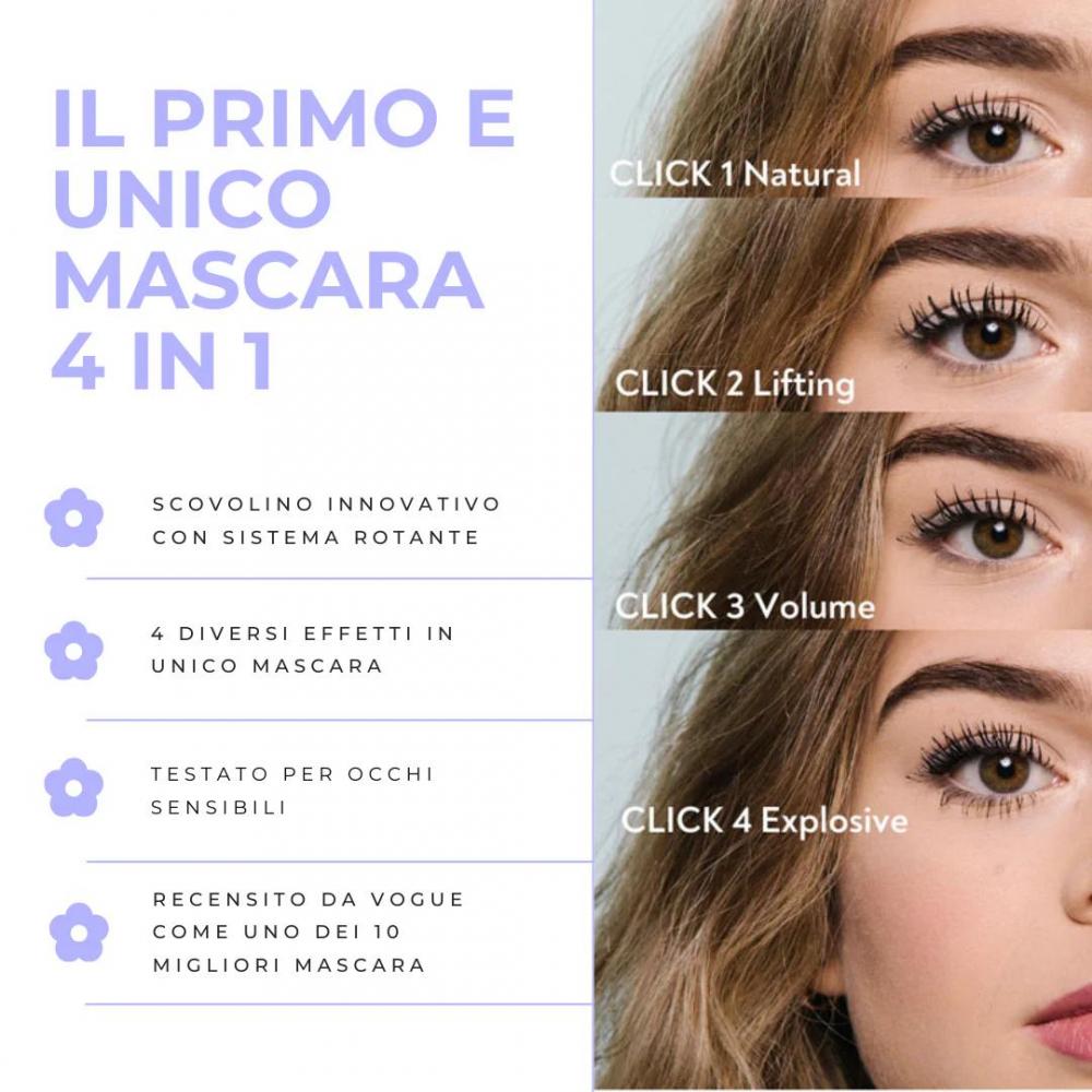 Mascara - 4 in 1 click&turn