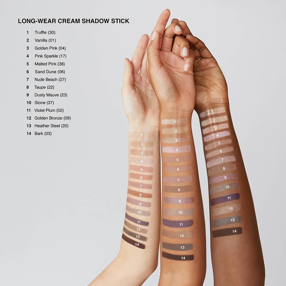 Long-wear cream shadow stick