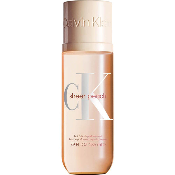 Sheer peach hair & body perfume mist