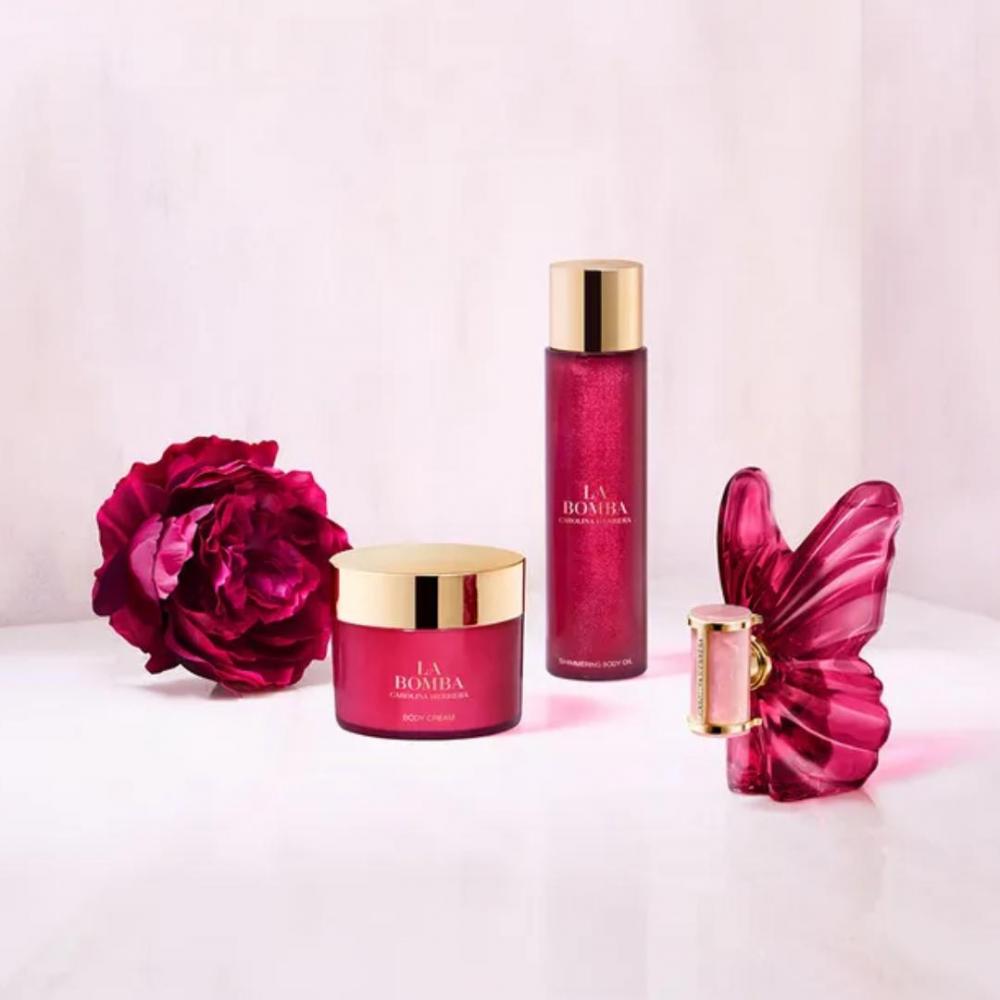 La bomba shimmering body oil
