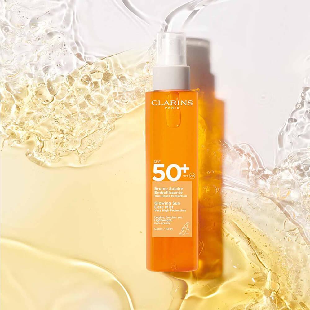 Spray solare illuminante corpo protezione molto alta spf50+