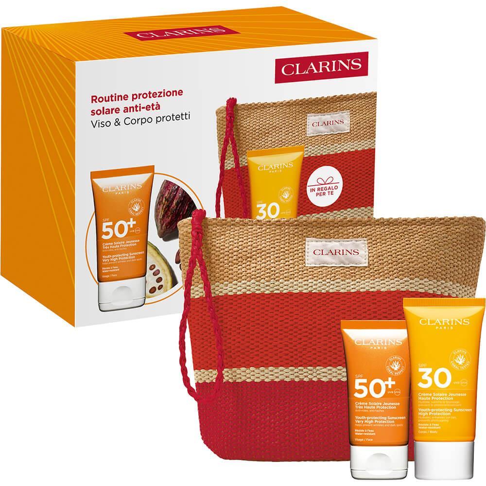 Routine protezione solare viso anti-età spf50+