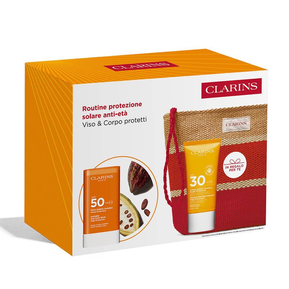 Routine protezione solare anti-età viso e corpo