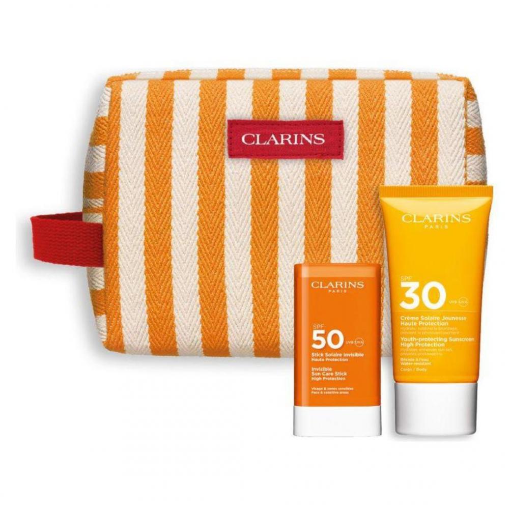 Cofanetto routine protezione solare anti-età corpo e viso