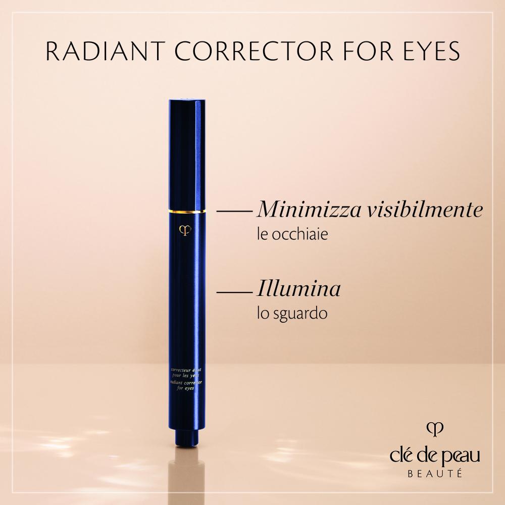 Radiant corrector for eyes