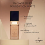 Radiant fluid foundation matte