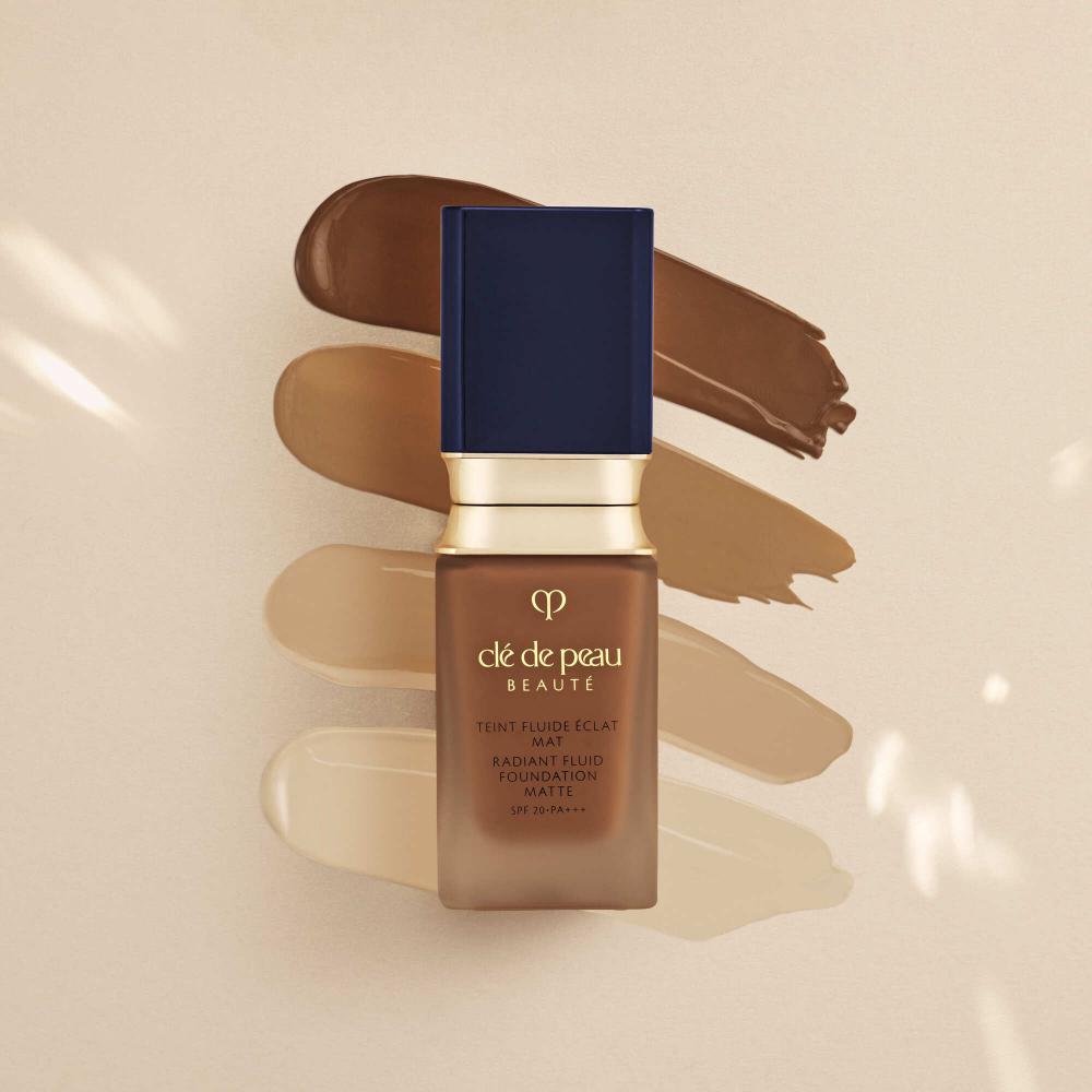 Radiant fluid foundation matte