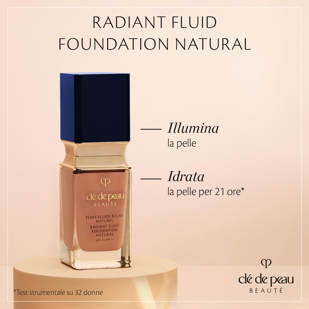 Radiant fluid foundation natural