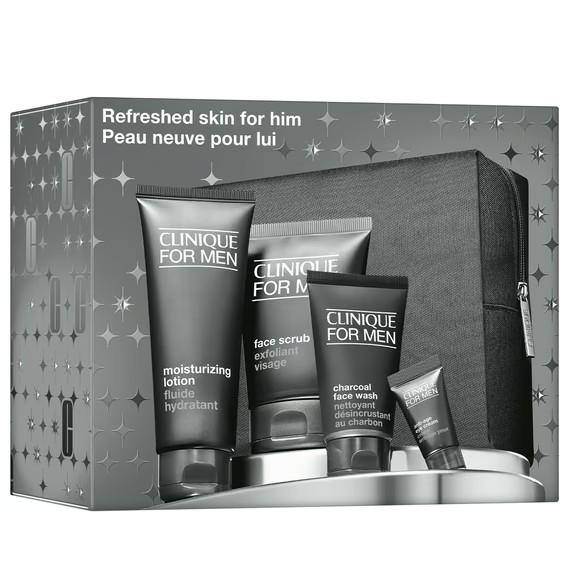 Clinique for men refreshed skin set