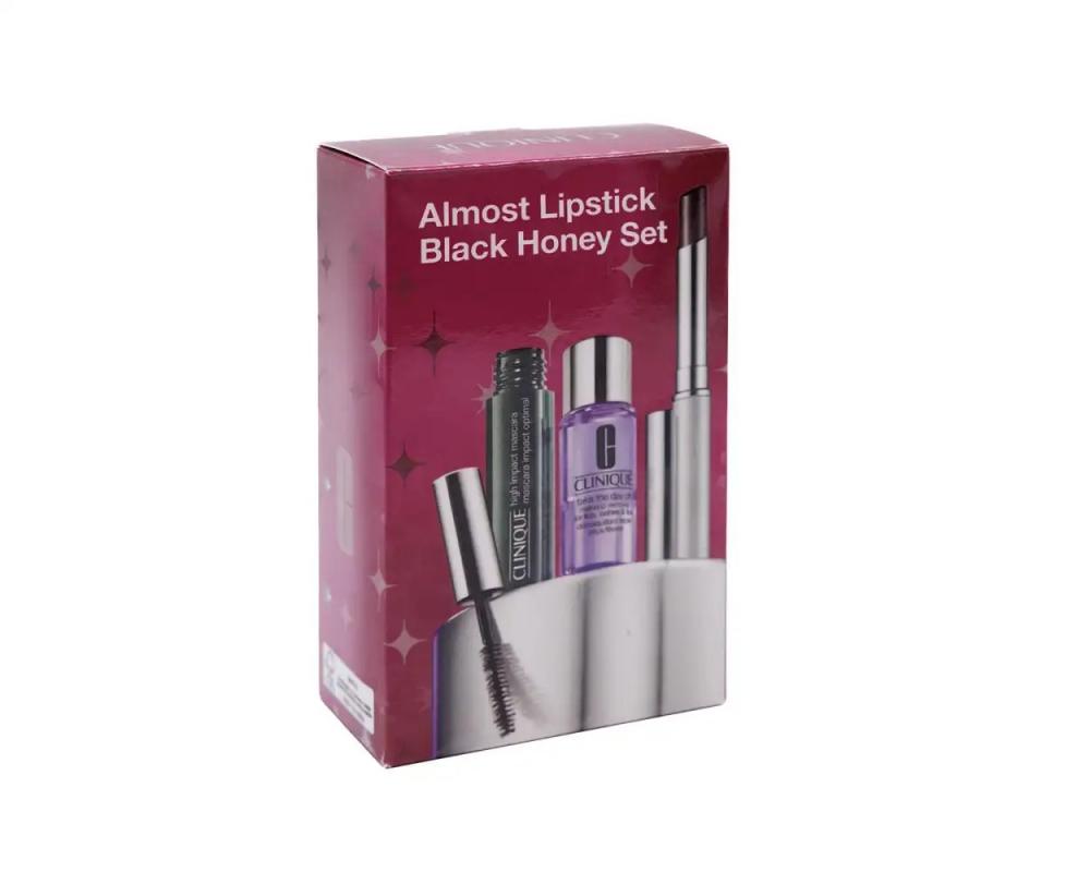 Clinique almost lipstick black honey set