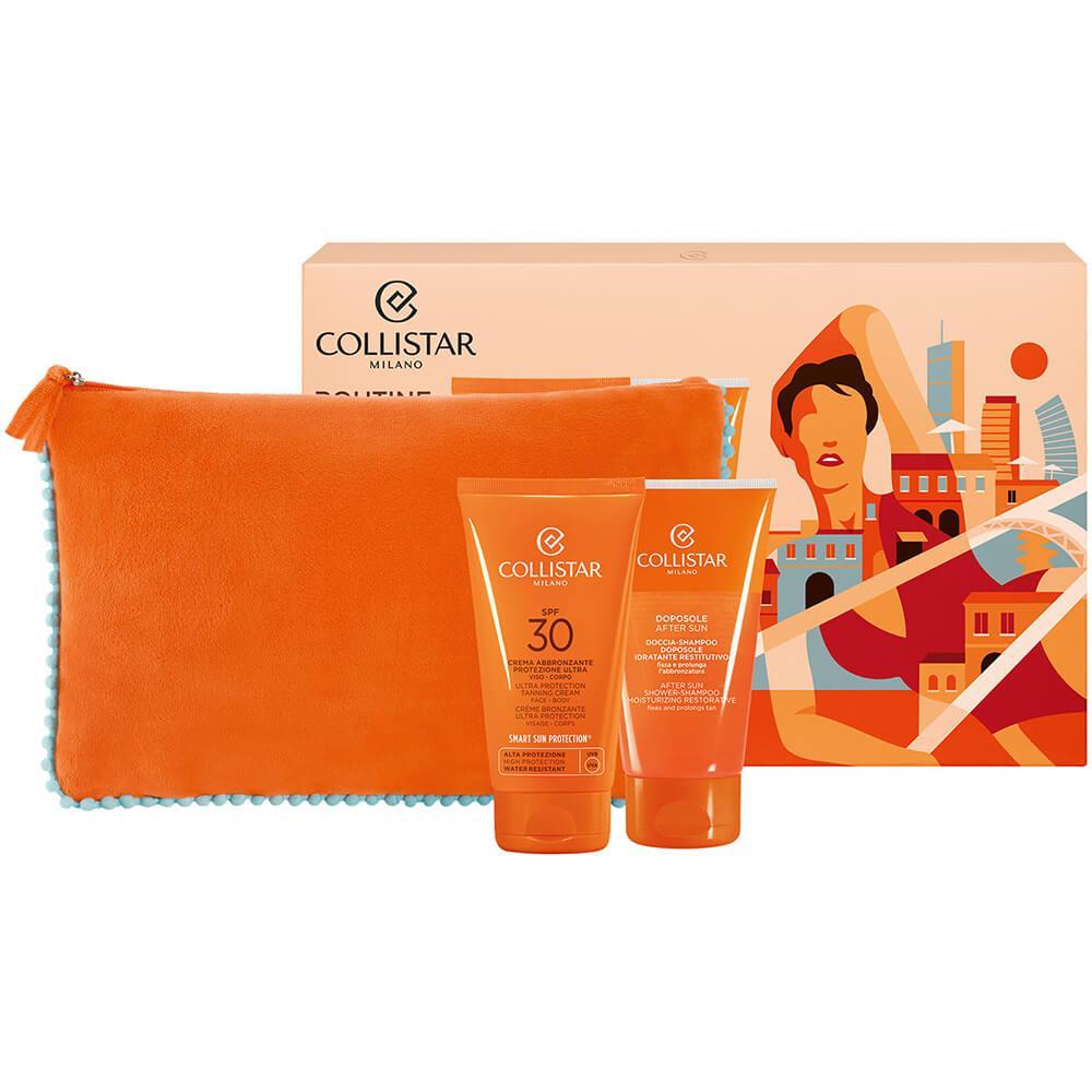 Crema abbronzante protezione ultra viso-corpo spf30 cofanetto