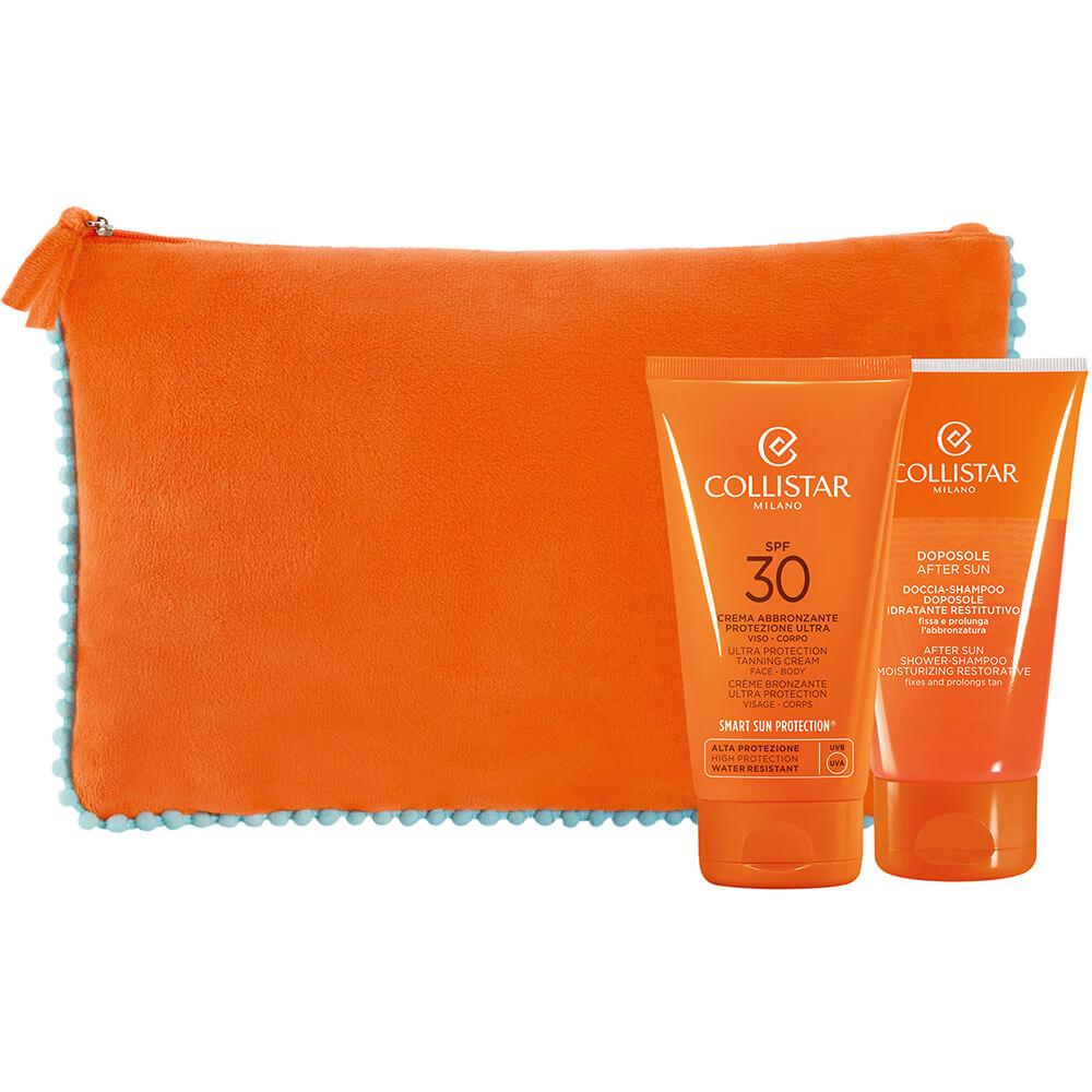 Crema abbronzante protezione ultra viso-corpo spf30 cofanetto