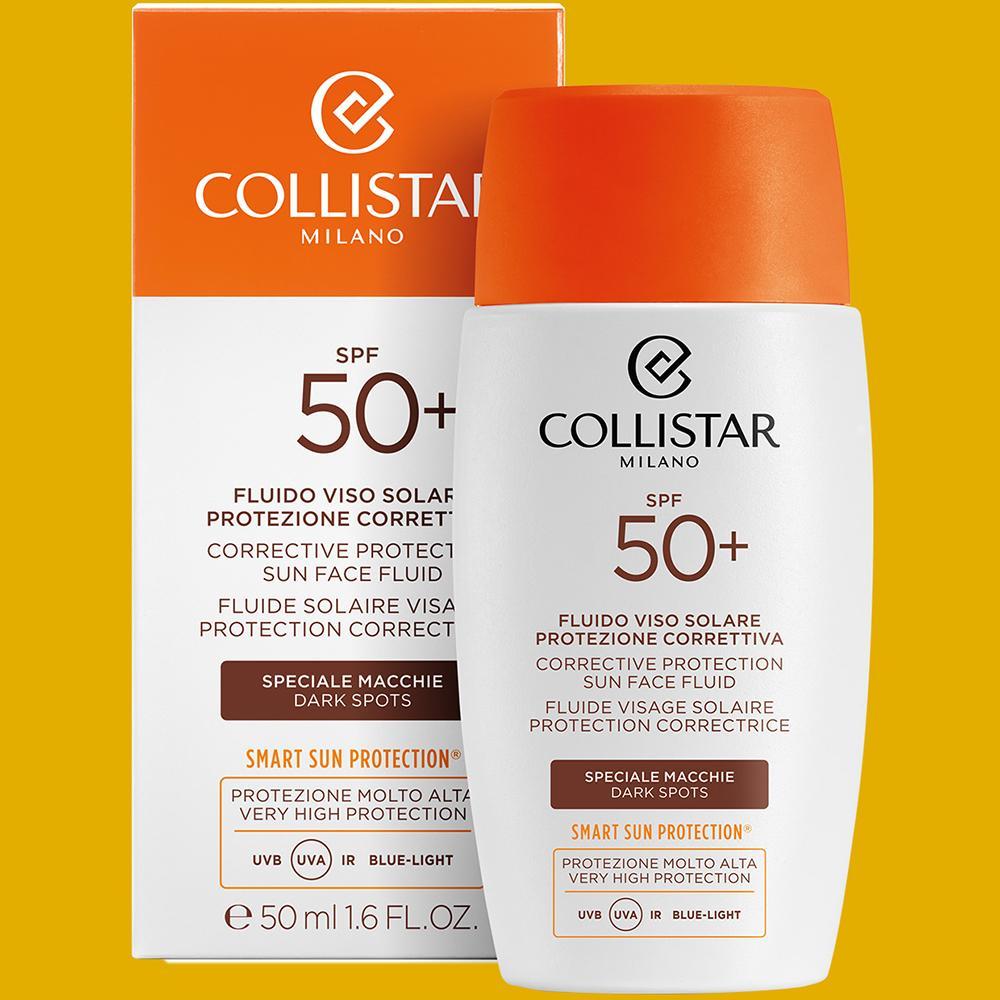 Speciale macchie fluido viso solare protezione correttiva spf50+