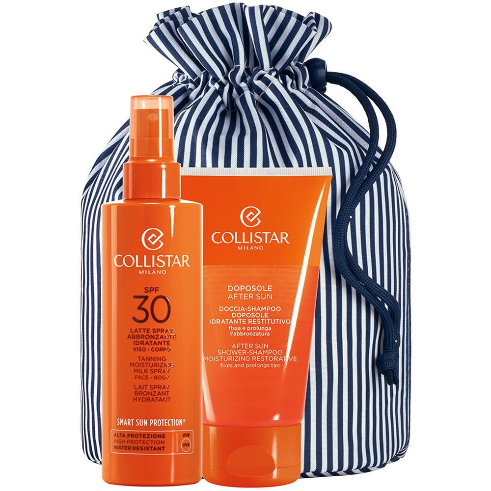 Latte spray abbronzante idratante spf30 cofanetto