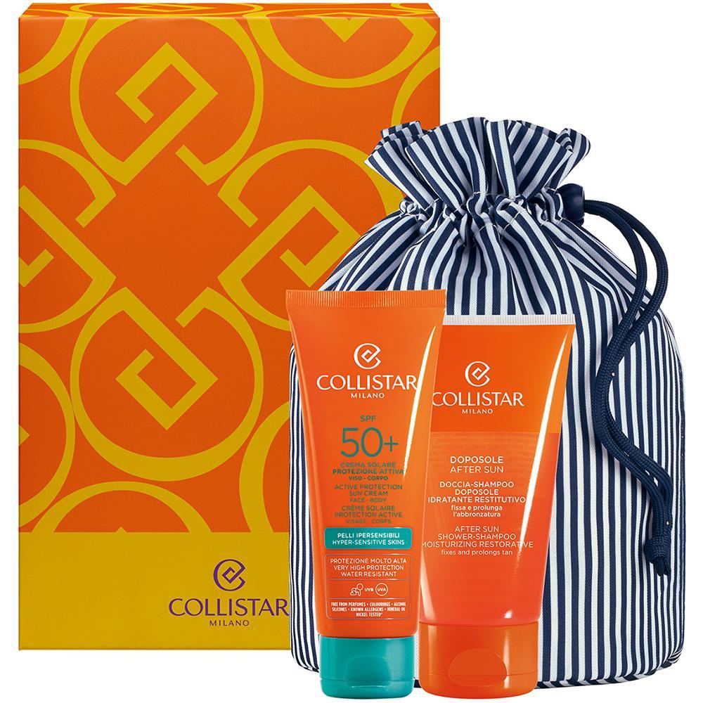 Crema solare protezione attiva pelli ipersensibili spf50+ cofanetto