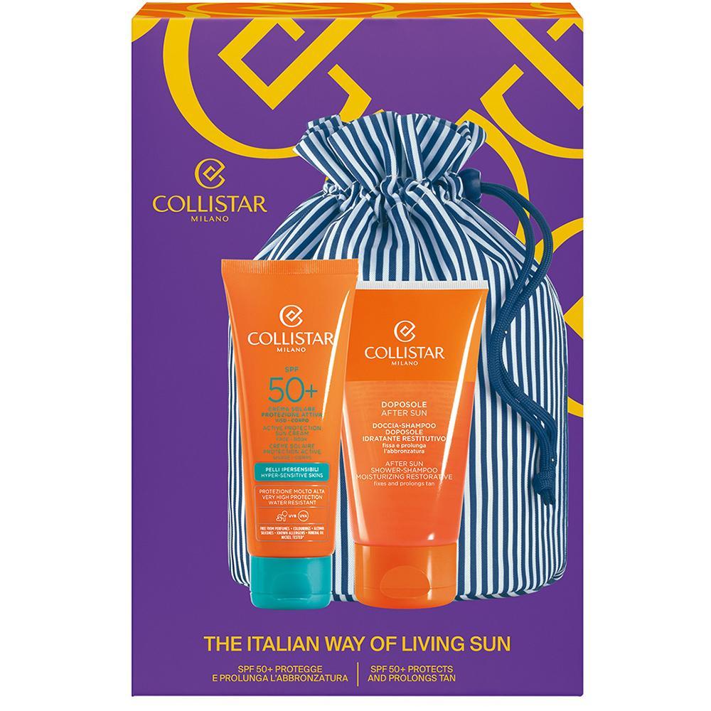 Crema solare protezione attiva pelli ipersensibili spf50+ cofanetto