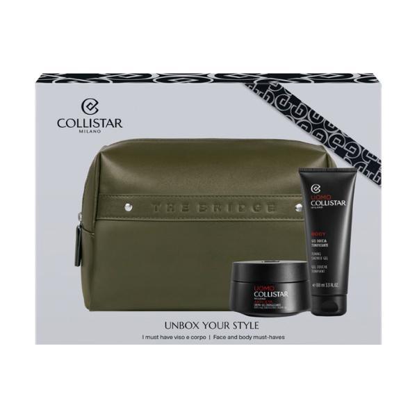 Cofanetto men crema gel energizzante anti età