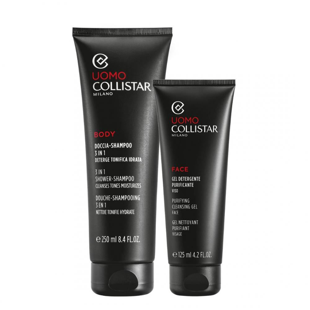 Linea uomo cofanetto doccia-shampoo 3in1 + gel detergente purificante