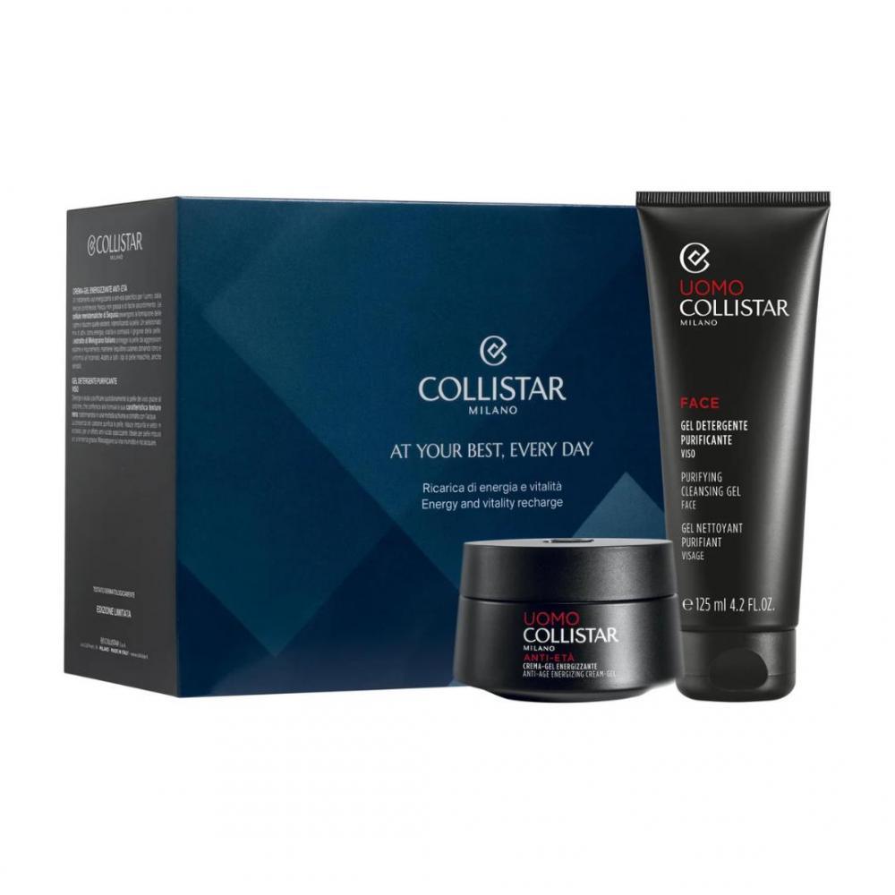 Cofanetto crema-gel energizzante anti-età