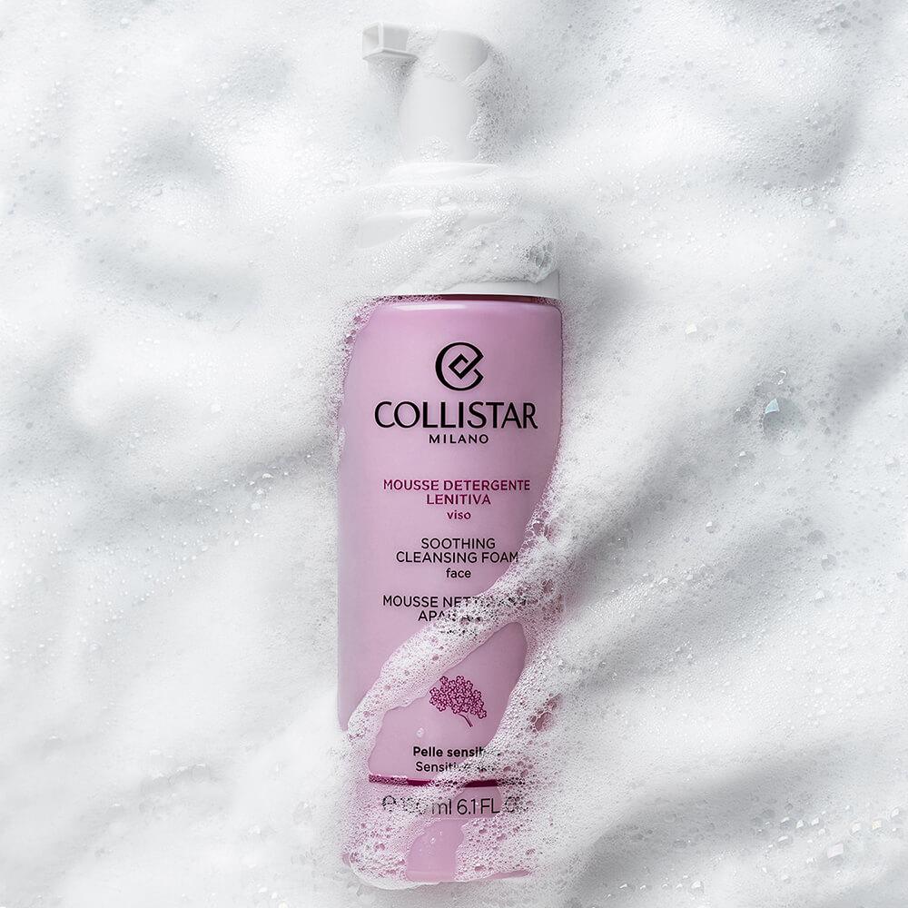 Mousse detergente lenitiva viso