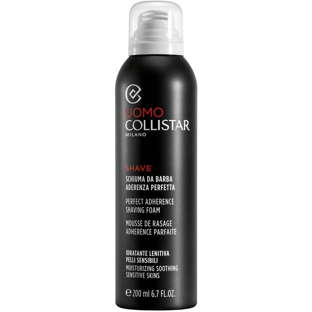 Linea uomo schiuma da barba aderenza perfetta pelli sensibili