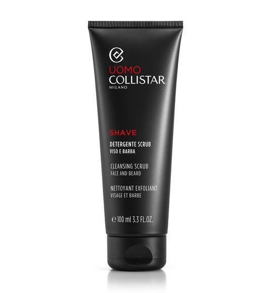 Linea uomo detergente scrub viso e barba
