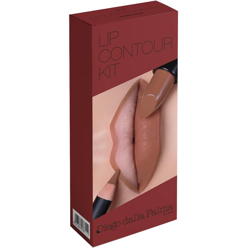 Lip contour kit rossetto + matita 12cm warm sand
