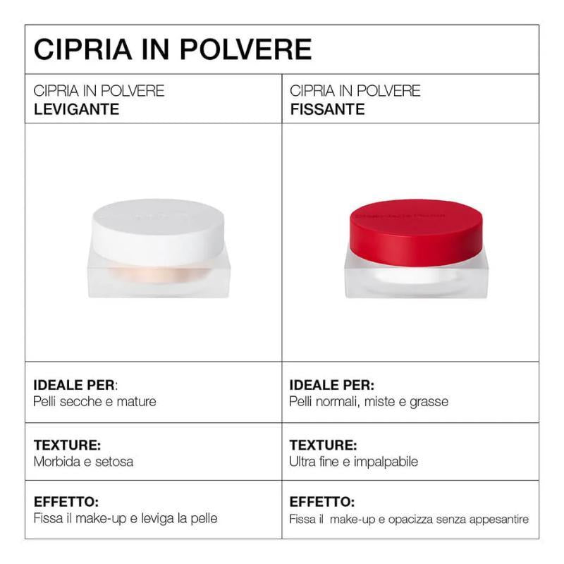 Cipria in polvere levigante